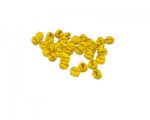 6mm Yellow Gold Faceted Glass Bead, 13" string 6mm Yellow Gold Faceted Glass Bead, 13" string