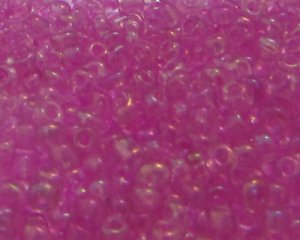 (image for) 11/0 Fuchsia Luster Glass Seed Bead, 1oz. Bag