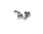 12 x 4mm Silver Column Metal Spacer Bead, 6 beads 12 x 4mm Silver Column Metal Spacer Bead, 6 beads