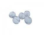 16mm Light Blue Lampwork Glass Bead, 5 beads 16mm Light Blue Lampwork Glass Bead, 5 beads