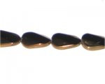 20 x 18mm Black Vintage-Style Polygon Glass Bead, approx. 6 bead 20 x 18mm Black Vintage-Style Polygon Glass Bead, approx. 6 bead