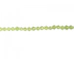 4mm Apple Green Faceted Bi-cone Glass Bead, 2 x 12" strings 4mm Apple Green Faceted Bi-cone Glass Bead, 2 x 12" strings