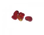14mm Red Foil Lampwork Heart Glass Bead, 5 beads 14mm Red Foil Lampwork Heart Glass Bead, 5 beads