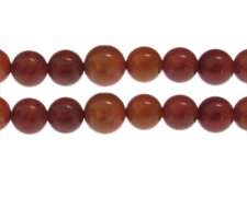 (image for) 12mm Red Aventurine Gemstone Bead, approx. 15 beads