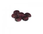 12mm Plum Foil Handmade Lampwork Glass Bead, 5 beads 12mm Plum Foil Handmade Lampwork Glass Bead, 5 beads