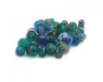 Approx. 1.5 - 2oz. Crazy Blue Bead Mix Approx. 1.5 - 2oz. Crazy Blue Bead Mix