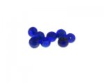 8mm Blue Lampwork Glass Bead, 20 beads 8mm Blue Lampwork Glass Bead, 20 beads