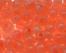 (image for) 6/0 Soft Salmon Opaque Glass Seed Bead, 1oz. Bag