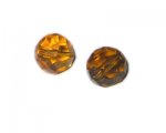 16 - 18mm Golden / Brown Hues Faceted Glass Bead, 4 beads 16 - 18mm Golden / Brown Hues Faceted Glass Bead, 4 beads