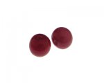 20mm Red Lampwork Glass Bead, 2 beads 20mm Red Lampwork Glass Bead, 2 beads