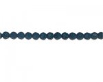 8mm Dark Aqua Faceted Glass Bead, 14" string 8mm Dark Aqua Faceted Glass Bead, 14" string