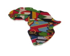 (image for) 80 x 62mm Africa Wood Pendant