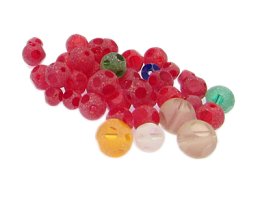 (image for) Approx. 1oz. x 6-10mm Random Spot Glass Beads