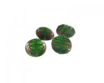 20mm Christmas Lampwork Glass Bead, 4 beads 20mm Christmas Lampwork Glass Bead, 4 beads