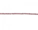 3mm Light Plum Bi-cone Glass Bead, 2 x 12" strings 3mm Light Plum Bi-cone Glass Bead, 2 x 12" strings