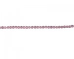 3mm Light Plum Bi-cone Matte Glass Bead, 2 x 12" strings 3mm Light Plum Bi-cone Matte Glass Bead, 2 x 12" strings