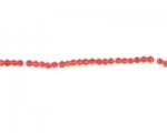 3mm Strawberry Red Faceted Bi-cone Glass Bead, 2 x 12" strings 3mm Strawberry Red Faceted Bi-cone Glass Bead, 2 x 12" strings