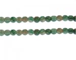 8mm Dusty Pink/Green Duo-Style Glass Bead, approx. 35 beads
