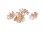 26 x 14mm Pink Foil Spiral Lampwork Glass Bead, 5 beads 26 x 14mm Pink Foil Spiral Lampwork Glass Bead, 5 beads