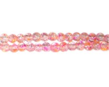 (image for) 6mm Summer Glory Crackle Season Glass Bead, approx. 73 beads