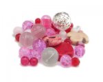 Approx. 1.5 - 2oz. Rose Bead Mix Approx. 1.5 - 2oz. Rose Bead Mix