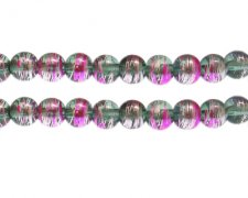 (image for) 10mm Meadow Abstract Glass Bead, approx. 18 beads