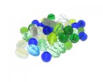 Approx. 1.5-2oz. Ocean Breeze Glass Bead Mix Approx. 1.5-2oz. Ocean Breeze Glass Bead Mix
