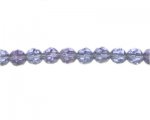 8mm Pale Purple Faceted Round Glass Bead, 13" string 8mm Pale Purple Faceted Round Glass Bead, 13" string