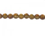 10mm Olive Faceted Round Glass Bead, 13" string 10mm Olive Faceted Round Glass Bead, 13" string