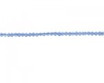 3mm Sky Blue Faceted Bi-cone Glass Bead, 2 x 12" strings 3mm Sky Blue Faceted Bi-cone Glass Bead, 2 x 12" strings