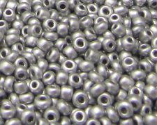 (image for) 11/0 Silver Metallic Glass Seed Bead, 1oz. Bag