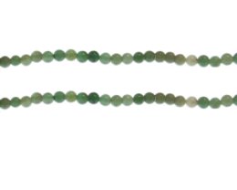 (image for) 4mm Green Gemstone Bead, approx. 43 beads