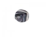 24mm Purple Stripe Lampwork Glass Bead 24mm Purple Stripe Lampwork Glass Bead