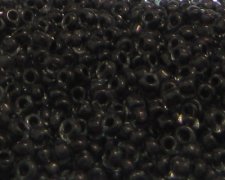 (image for) 11/0 Black Inside-Color Glass Seed Beads, 1oz. bag