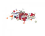 Approx. 1.5 - 2oz. x 1-4mm Color Faceted Glass Bead Approx. 1.5 - 2oz. x 1-4mm Color Faceted Glass Bead