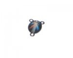 24 x 14mm Silver Random Scene Enamel Rosary Component 24 x 14mm Silver Random Scene Enamel Rosary Component