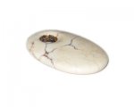 50 x 34 Dyed White Turquoise Pendant 50 x 34 Dyed White Turquoise Pendant