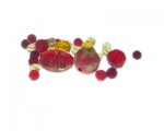 Approx. 1.5 - 2oz. Red It Is Glass Bead Mix Approx. 1.5 - 2oz. Red It Is Glass Bead Mix