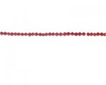 3mm Red Faceted Bi-cone Bead, 2 x 12" strings 3mm Red Faceted Bi-cone Bead, 2 x 12" strings