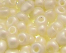 (image for) 6/0 Ivory Opaque Glass Seed Bead, 1oz. Bag