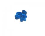12mm Turquoise Foil Lampwork Heart Glass Bead, 5 beads 12mm Turquoise Foil Lampwork Heart Glass Bead, 5 beads