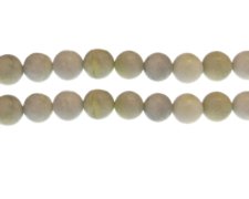 (image for) 10mm Very Pale Green Gemstone Bead, approx. 20 beads