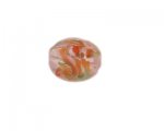 24mm Pink Pattern Lampwork Glass Bead 24mm Pink Pattern Lampwork Glass Bead