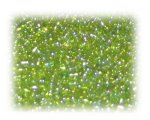 11/0 Apple Green Rainbow Luster Glass Seed Beads, 1 oz. bag 11/0 Apple Green Rainbow Luster Glass Seed Beads, 1 oz. bag