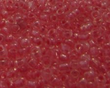 (image for) 11/0 Coral Transparent Glass Seed Bead, 1oz. Bag