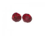 16 - 18mm Red Hues Faceted Glass Bead, 4 beads 16 - 18mm Red Hues Faceted Glass Bead, 4 beads