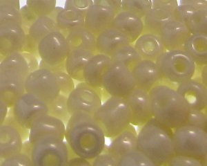(image for) 6/0 Cream Opaque Glass Seed Bead, 1oz. Bag