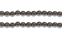 (image for) 8mm Stone Glass Pearl Bead, approx. 54 beads
