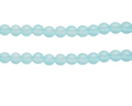 (image for) 8mm Sea Foam Jade-Style Glass Bead, approx. 54 beads