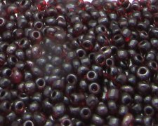 (image for) 11/0 Dark Red Transparent Glass Seed Bead, 1oz. Bag